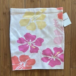 Forever 21 Pink and Orange Mini Pencil Skirt